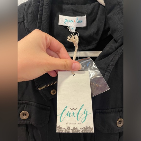 tensel black utility jacket - Picture 3 of 8